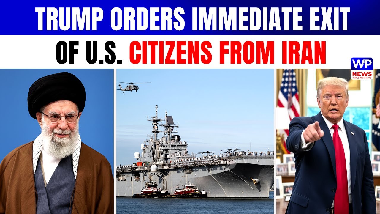 Trump Warns Americans: “Leave Iran Now” as Tensions Rapidly Escalate