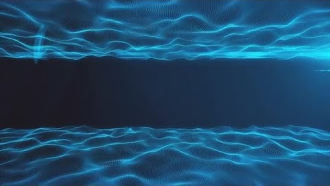 Wavy Lines And Blue Refraction Stock Motion Graphics