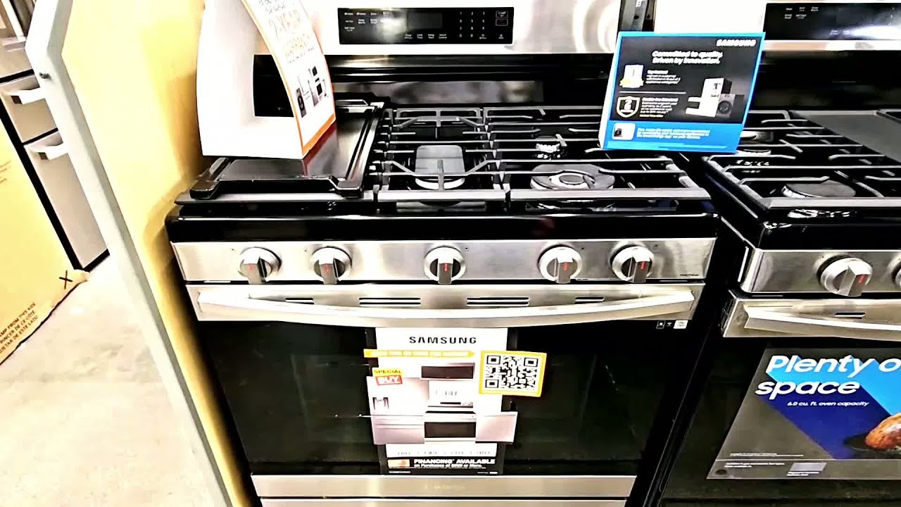SAMSUNG SMART WI- FI GAS RANGE Shop with us at Home Depot!!!