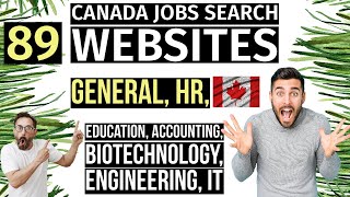 ?? Canada Jobs Search Websites Best | 89 Canada Job Search Portal @IndianDiaries