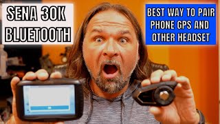 SENA, HOW TO PAIR, GPS,PHONE AND  BLUETOOTH DEVICES, FACTORY RESET