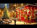 Peaceful Instrumental Christmas Music 🎄 Relaxing Piano Music Ambience ~ Snowy Christmas Night