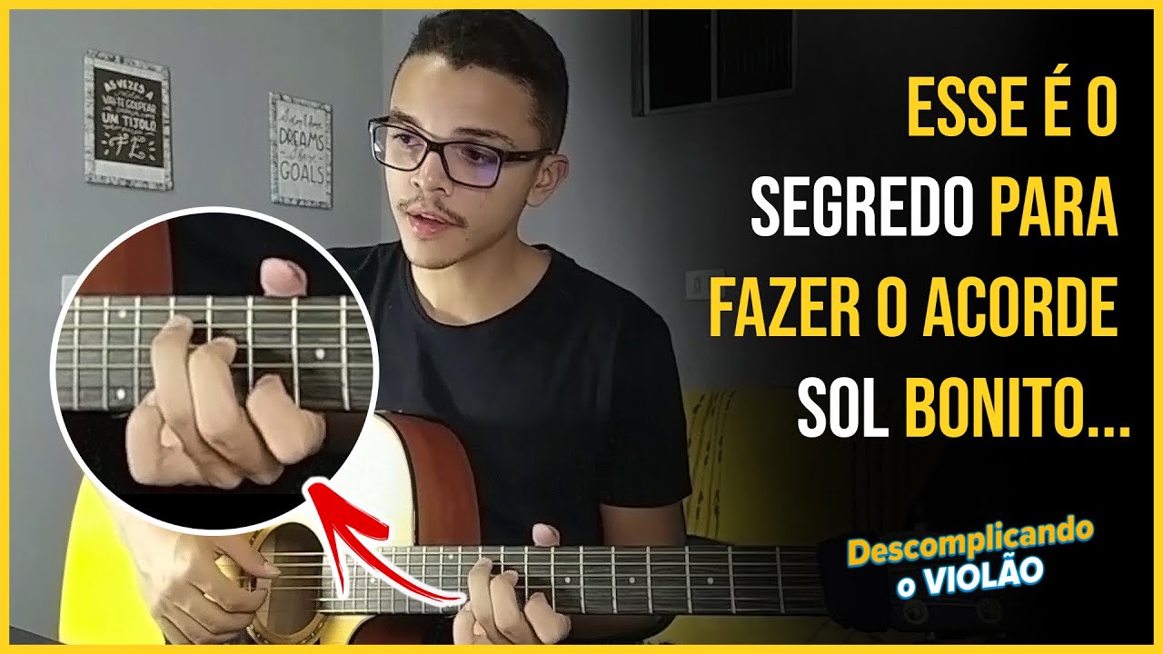USE ESSE ACORDE SOL PARA IMPRESSIONAR NO VIOLÃO | Descomplicando o Violão