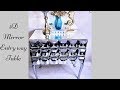 Diy 3D Mirror Entry Table with Drawers from a Thrift find!| Inexpensive Home Decor ideas Diy 3D Mirror Entry Table with Drawers from a Thrift find!| Inexpensive Home Decor ideas