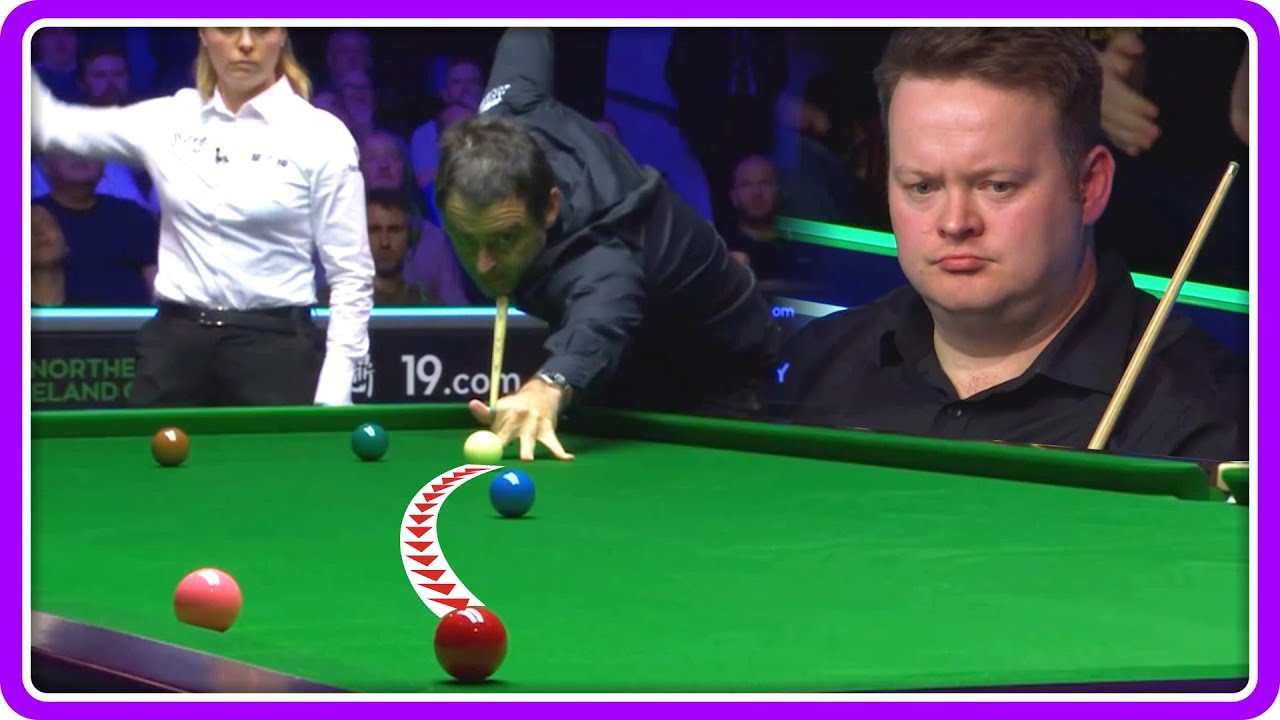 All Swerve Snooker Shots 2016-2019 (Curve Ball, Vertical Spin, Masse)