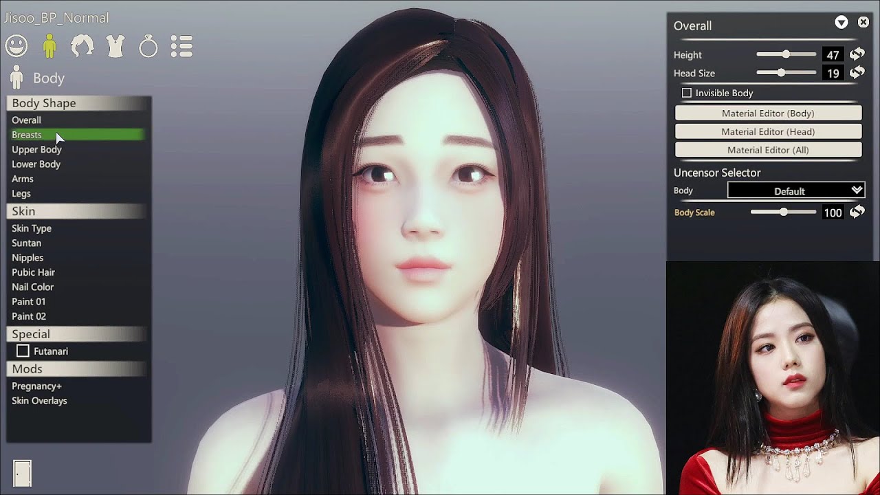 Jisoo BlackPink in Honey Select 2 & Ai Shoujo - YouTube