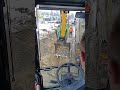 Digging sidewalk with SANY SY155W