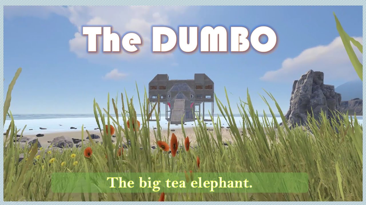 The Dumbo is a BIG elephant #rust / База у вигляді Cлона Дамбо в #раст ...