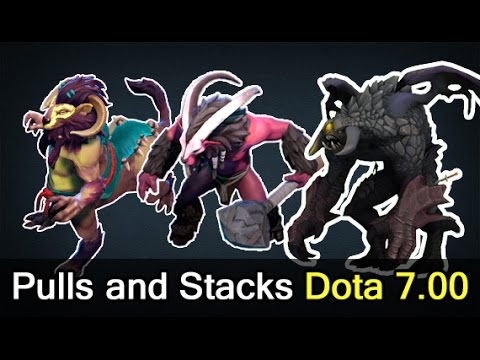Pulling and Stacking creeps — Dota 7.00 guide