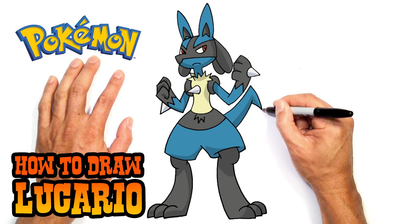 How to Draw Lucario | Pokemon - YouTube