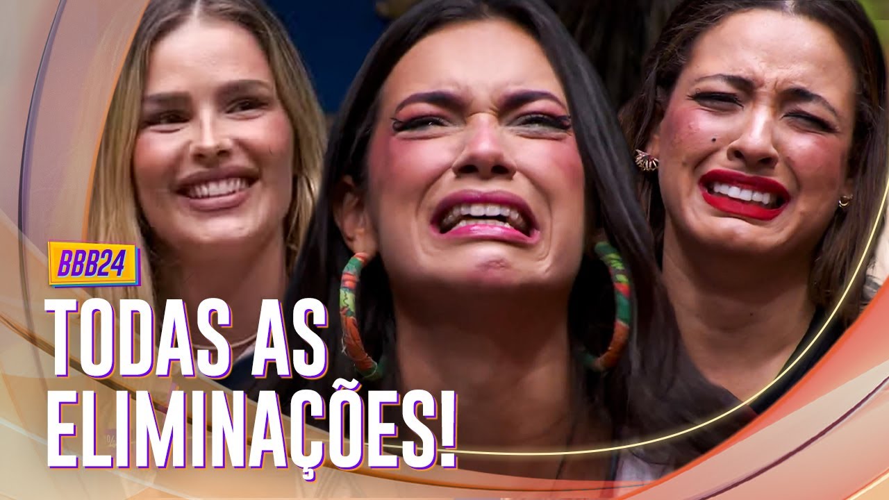TODAS AS ELIMINAÇÕES DO BBB24: YASMIN, BEATRIZ, FERNANDA, RODRIGUINHO E MAIS! 💥 | BBB 24