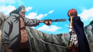 Shanks' Reaction after Blackbeard cuts his face and Reveals his Plan - One Piece