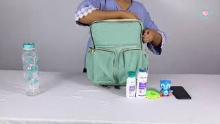 How to Organize Diaper Bag | The Mom Store | Backpack Tips (India)