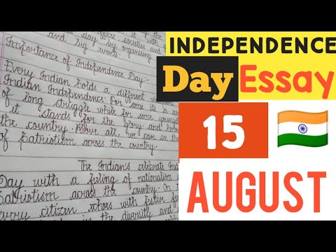 write a essay on 15 august