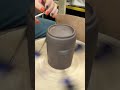 Trimming pottery #pottery #ceramic #clay #veteran #art #handmade #asmr