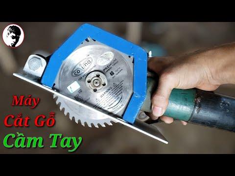 Video Chế Máy Cắt Gỗ Cầm Tay từ Máy Mài Góc (how to make a... - youtube