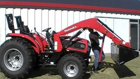 Mahindra Loader removal and installation