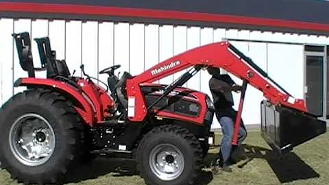 Mahindra Loader removal and installation