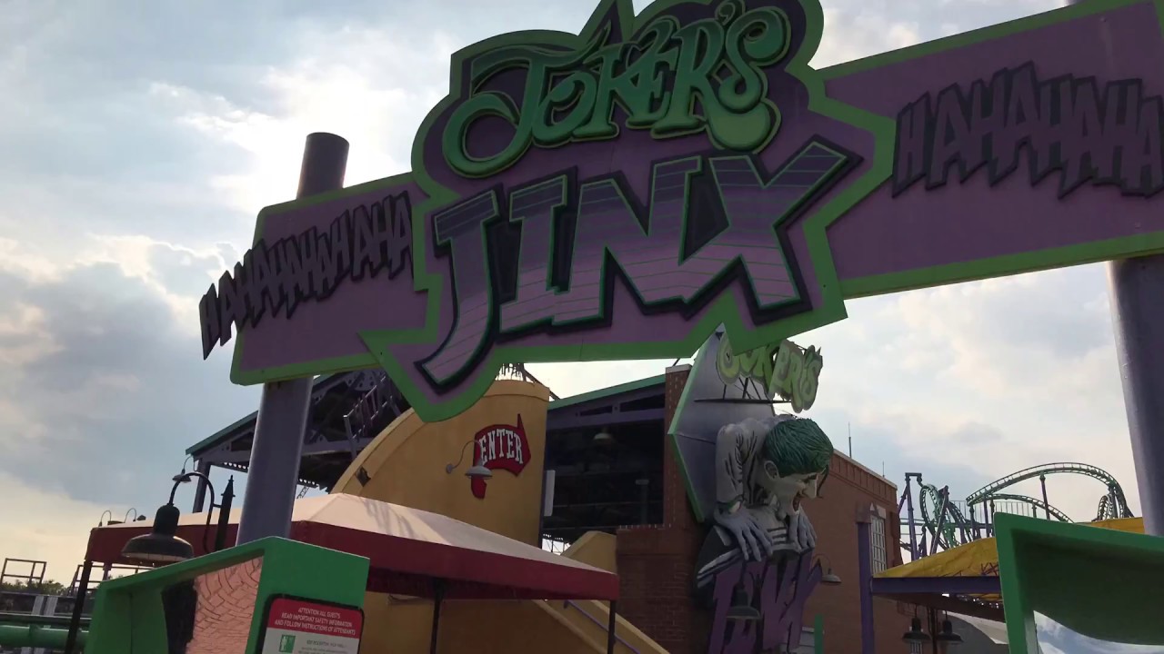 Joker’s Jinx - Six Flags America offride - YouTube