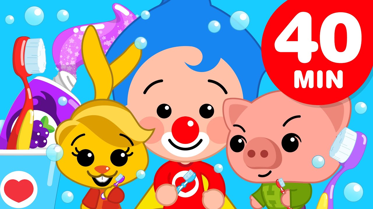 🐥 Plim Plim ♫ CARTOONS for Kids ♫ Full Episodes ♫ Shiny Teeth (40+ Min