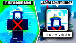 Personaje THE AUTHOR ShowCase Como CONSEGUIRLO TRUCOS Roblox Skibidi Toilet Super Box Siege Defense