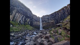 Travel vlog - Iceland Vlog Guide - Day3 South East | Black Sand Beach, Lava Show, Moss Fields, Canyons