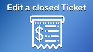 How to Edit a closed ticket in Restaupos Android pos System screenshot 2