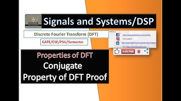 Conjugate Property of DFT with Proof | Properties of DFT