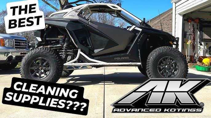 UTV DETAILING Slick Products Shine & Protectant Coating for Plastics,  Vinyl, ECT( polaris ace utv) 