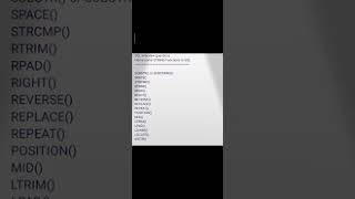 SQL String Functions | Oracle | SQL Server | MySQL