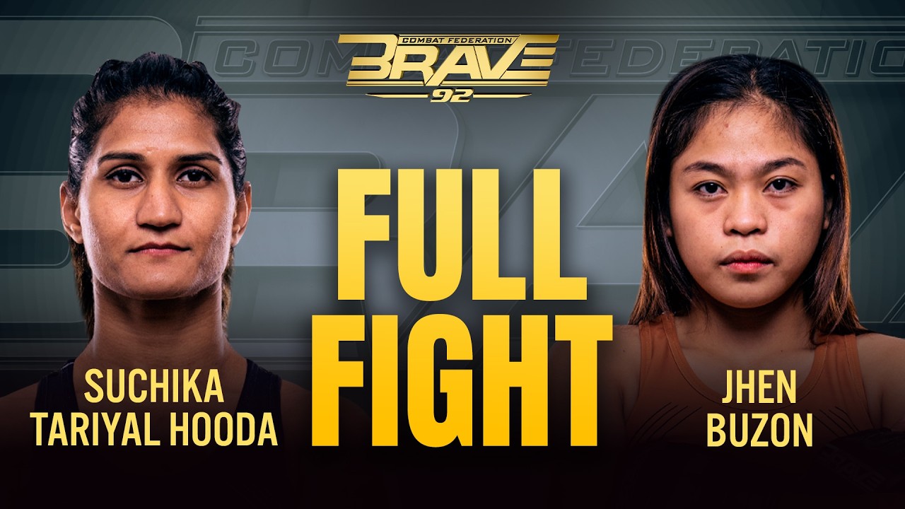 Suchika Tariyal vs Jhen Buzon | BRAVE CF 92 | India vs Philippines| Full MMA Fight