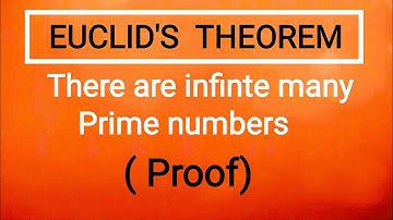 Prove that there are infinite many prime numbers || Euclid