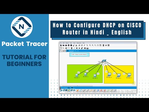 How to configure DHCP on CISCO Router in Hindi & English