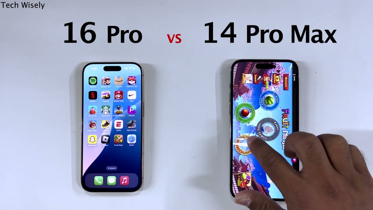 iPhone 16 Pro vs 14 Pro Max - Speed Performance Test - YouTube
