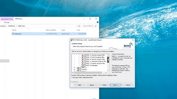Getting started with MIKE software: Installation