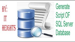 Famous How To Generate script Of SQL Server Database In Urdu Profile