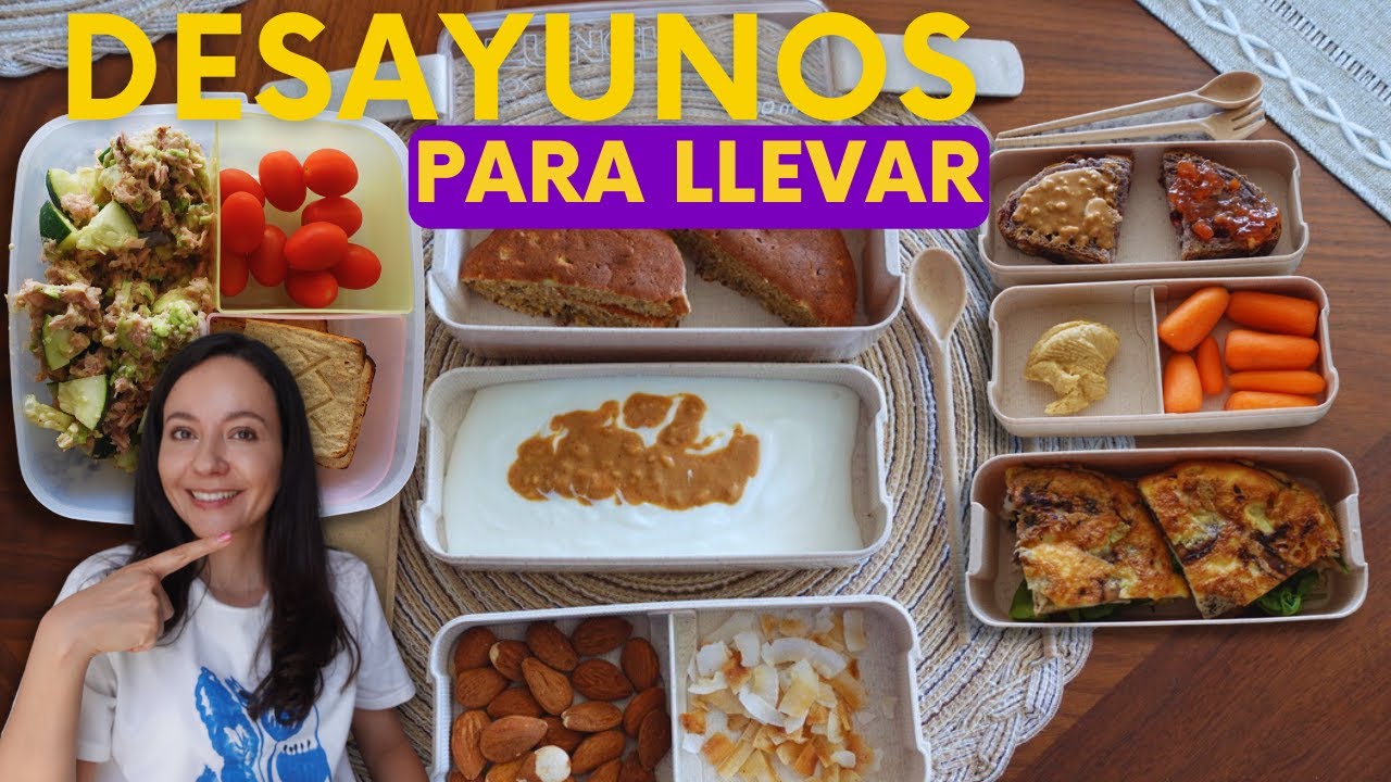 🥞🍳🥣 Desayunos SALUDABLES para llevar #desayunossaludables