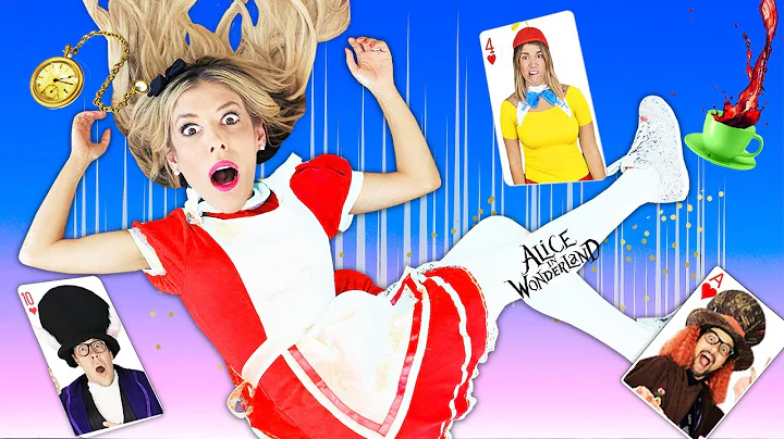 Giant Alice In Wonderland Hacker Party in Real Lif...