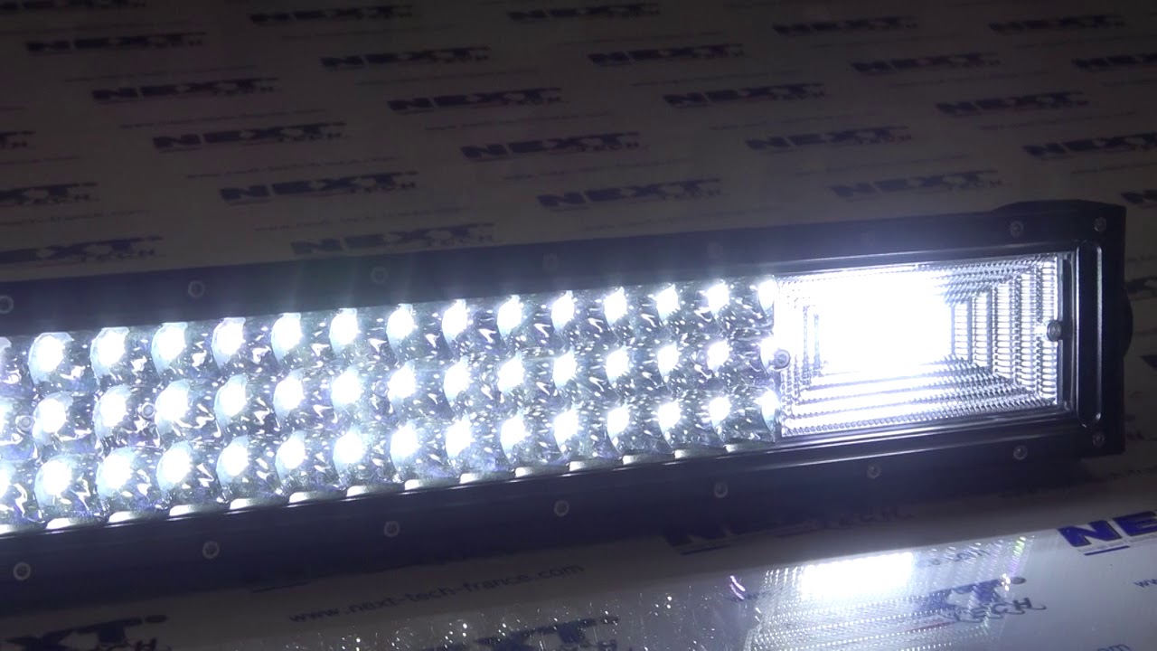 Barre LED NEXT-TECH NTX™ avec double reflecteurs pour 4X4, SUV ou camion  