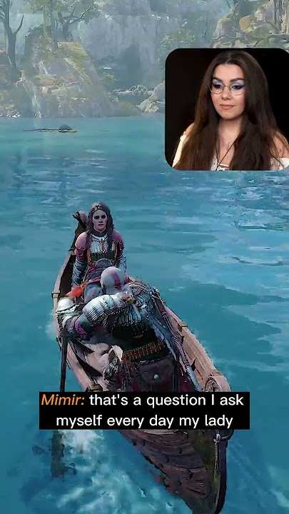 Mimir likes to 'woo' Freya Reaction 😂 (Funny) - God Of War Ragnarok