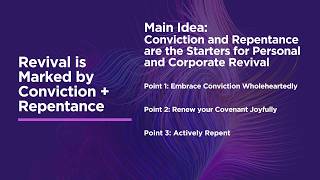 Conviction and Repentance: The Starter for Revival