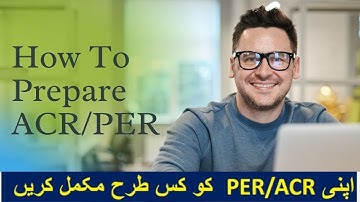 How To Prepare ACR/PER |Reporting Officer Counter Signing Authority Latest Video