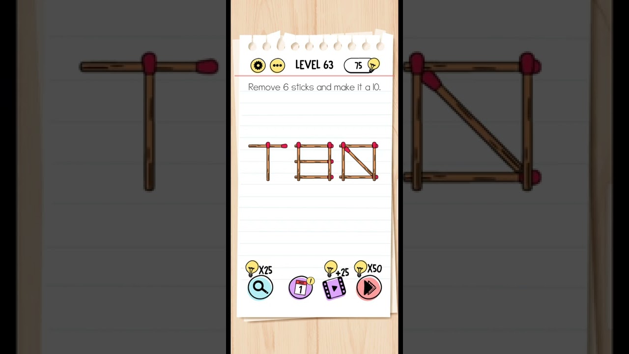 Remove 6 Sticks And Make It A 10 Brain Test YouTube Remove 6 sticks and make it a 10 brain test youtube
