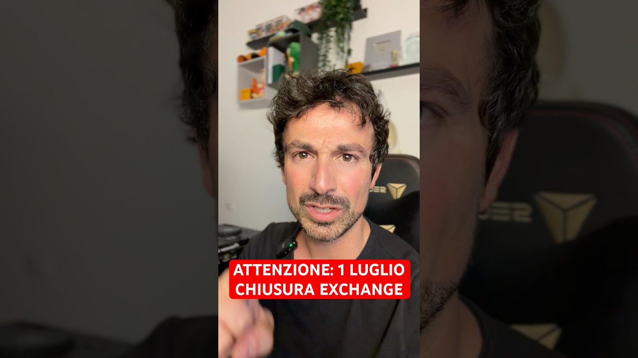 ⚠️ATTENZIONE: IL 1 LUGLIO EXCHANGE NON IN REGOLA CON MICA CHIUDERANNO IN EUROPA #trading #crypto