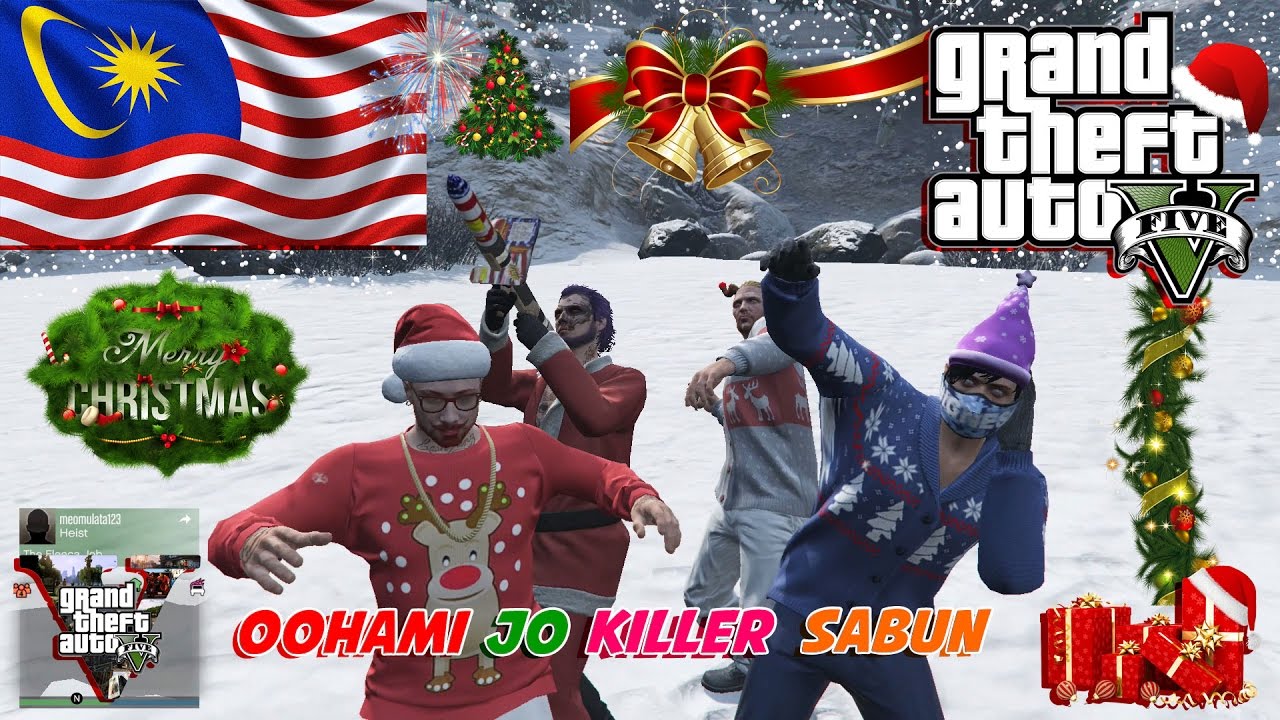 GTA 5 Online Malaysia || PaiNT BalL & ParkouRR~!! HaHaHa!! Bersama JOnUkiller & Sabun - YouTube