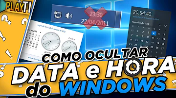 Como tirar o dia da semana da barra de tarefas?