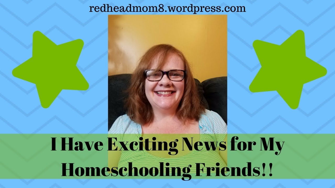I Have Exciting News for My Homeschooling Friends!! - YouTube