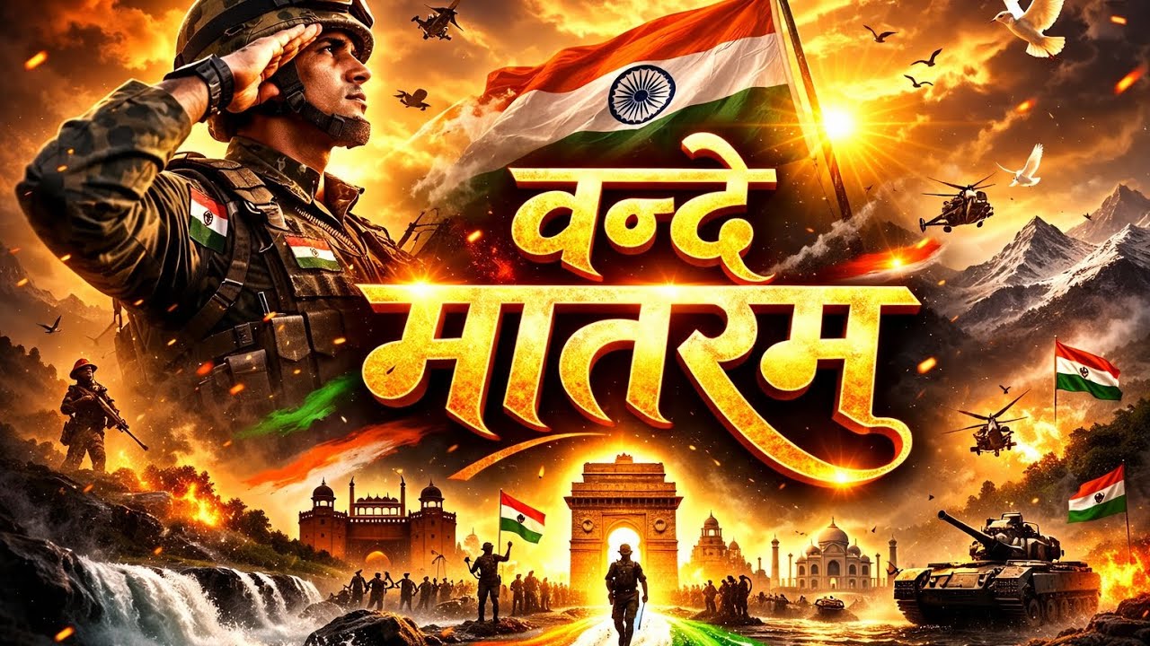 वन्दे मातरम् Powerful Deshbhakti Song 2026 | Heart Touch Patriotic Song | Vande Mataram New Version