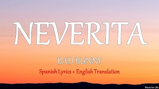 Bad Bunny - Neverita (Lyrics)