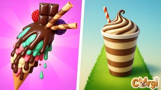 Ice Cream Runner VS Coffee Stack - All Levels Satisfying Walkthrough Gameplay